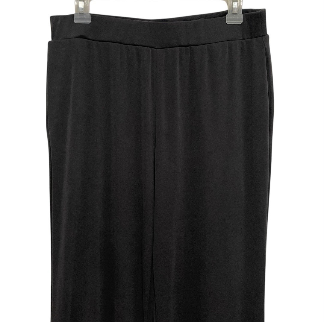 OGLmove Pull On Wide Leg Pant Charcoal Grey Size Medium