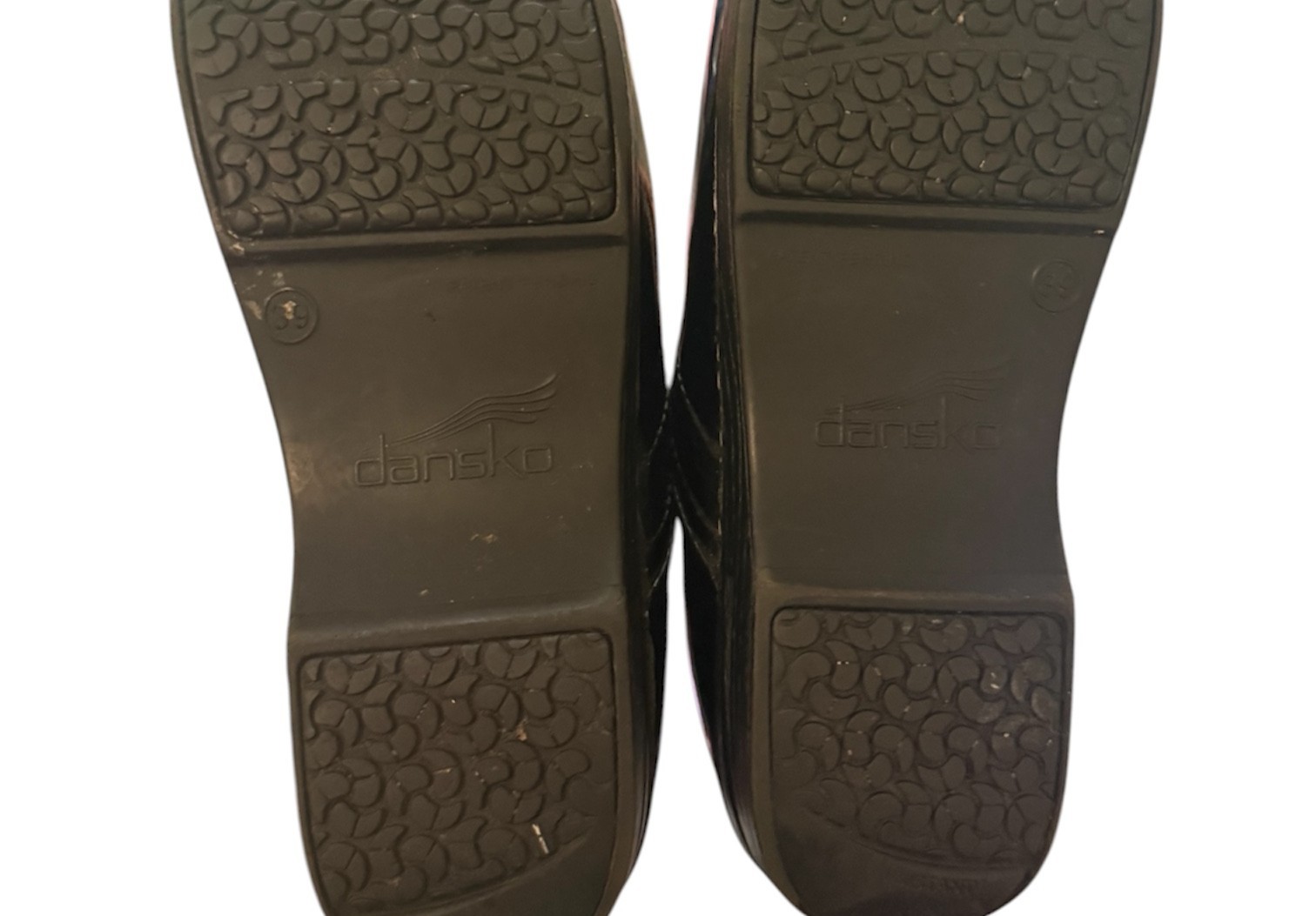 Dansko Professional Black Patent Leather Clogs Women’s Size 39 Nurse Work
