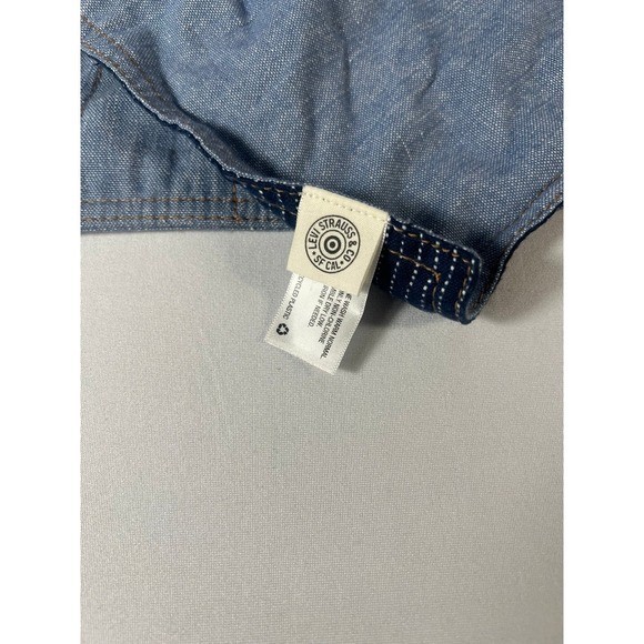 LEVI Strauss Narrate Piece Let Denim Case Pockets Logo Barware Textile blue