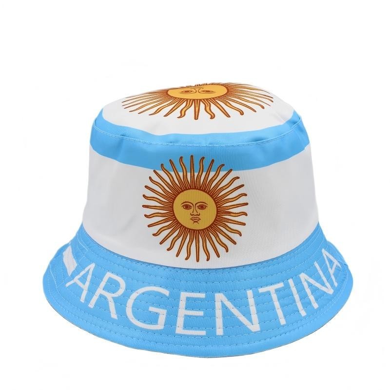 Argentina Flag Bucket Hat Reversible Hat Argentina Bucket Hat Summer Arg Hat