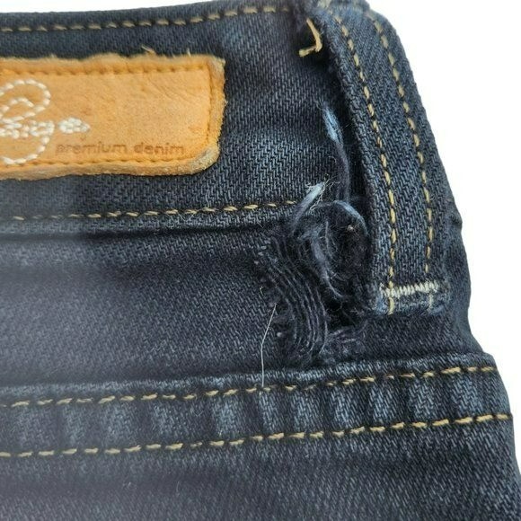 Paige Premium Denim “Blue Heights” Jeans Low Rise Straight Leg Style 0255-0001