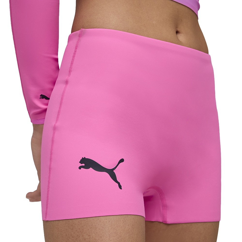 PUMA Race Day Track Field Athletic Shorts Womens Pink Casual Athletic Bottoms 6