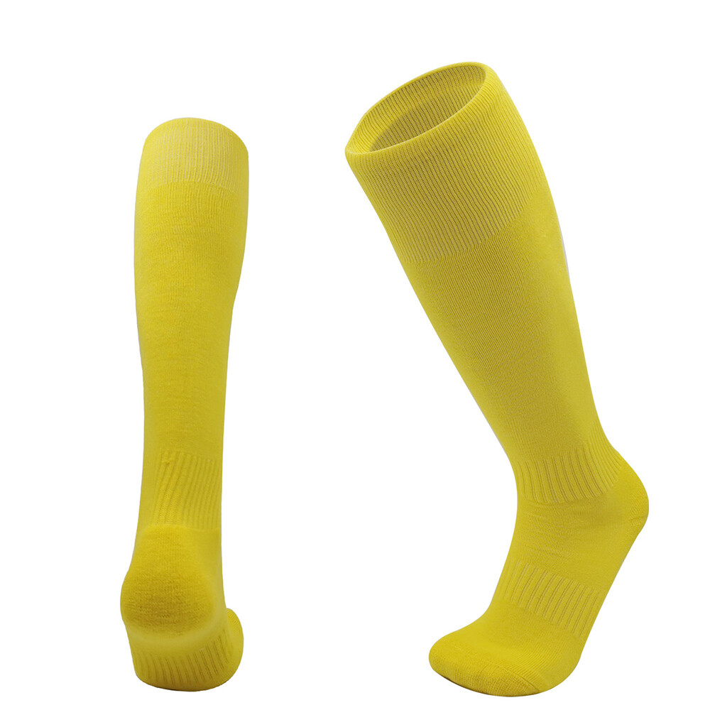 Adult Knee High Long Athletic Sports Socks for Football Soccer Softball Baseball