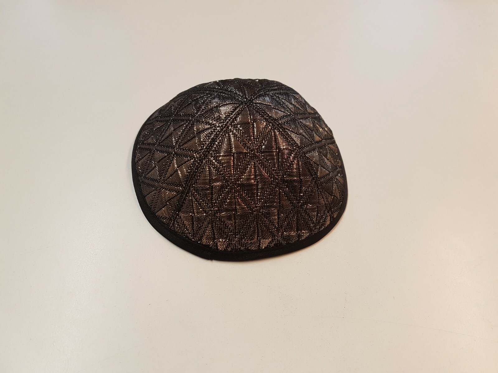 Kippa, Jarmulke, Kippah,Kipa Schwarz 16-17cm