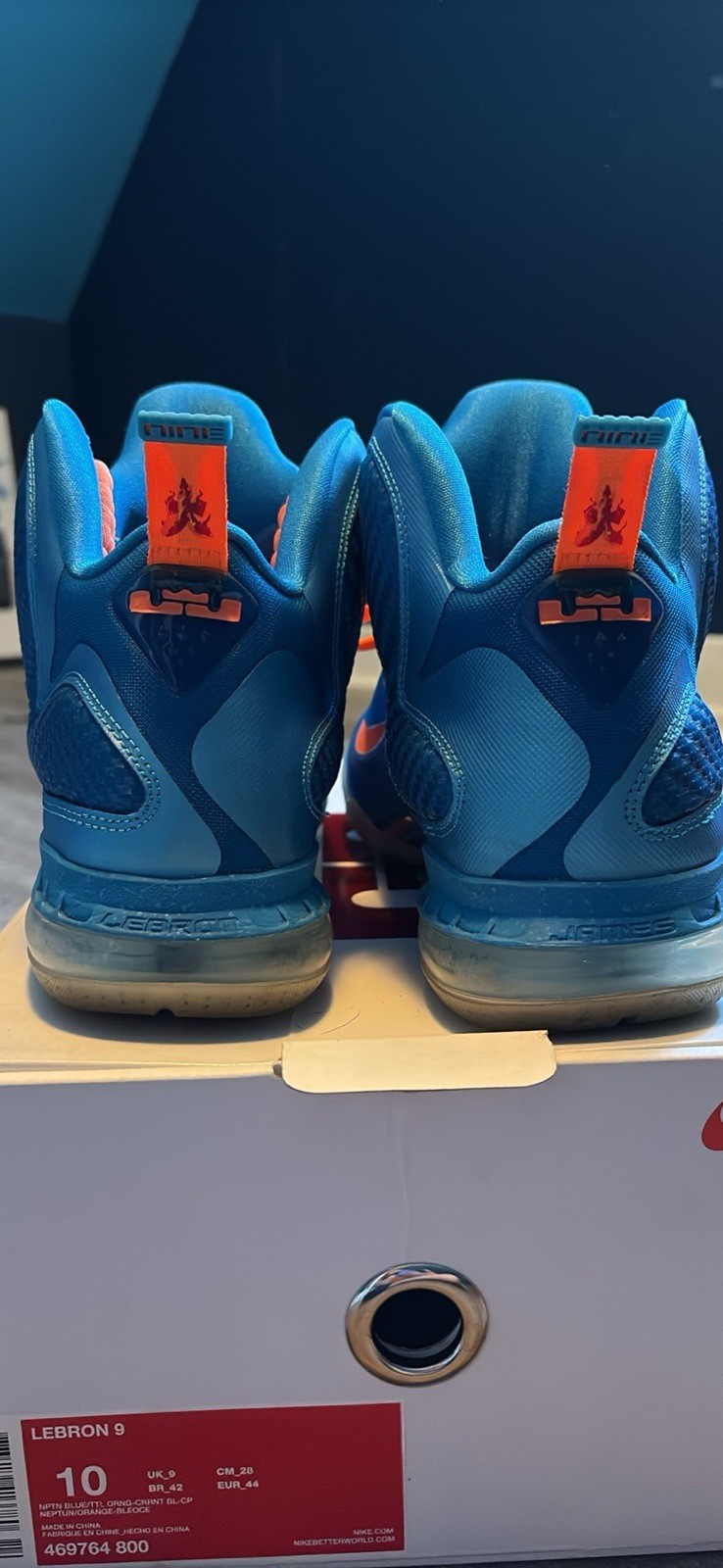 Nike LeBron 9 China High Top Basketball Shoes Sz 10