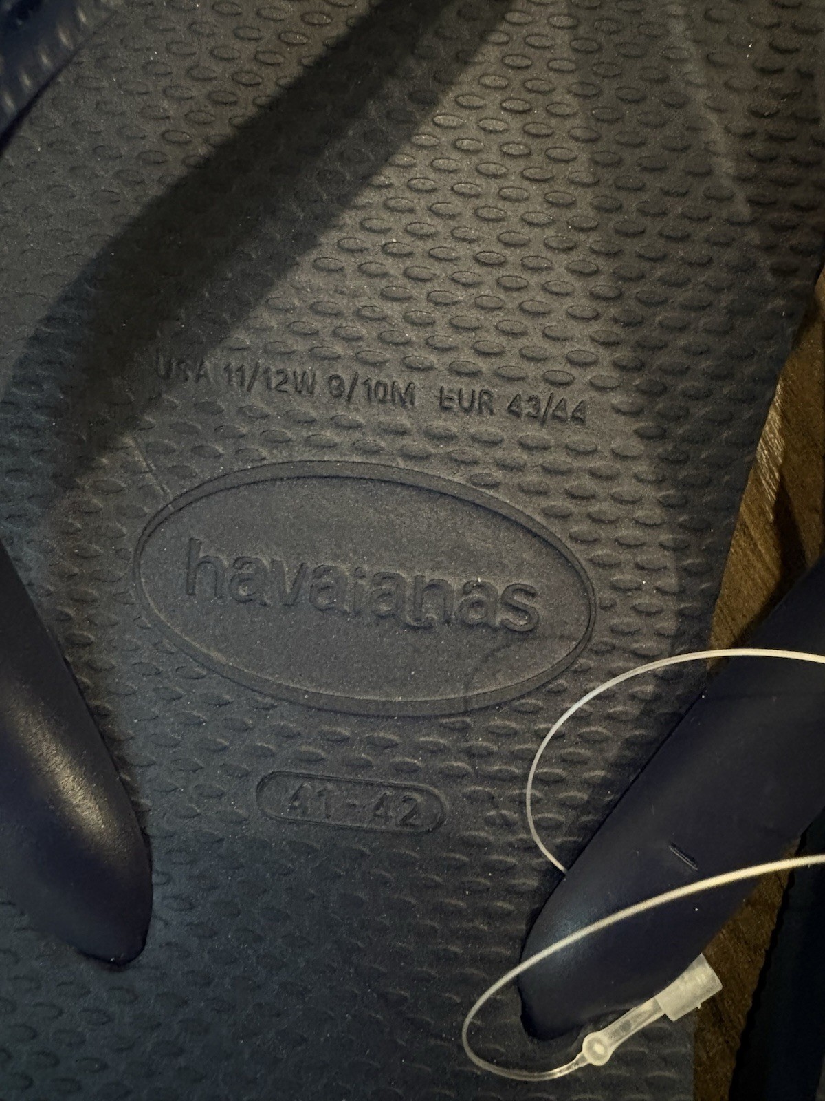 Havaianas Flip Flops Size Mens 9/10 Women 11/12 43/44 Brazil Sandals Navy Blue