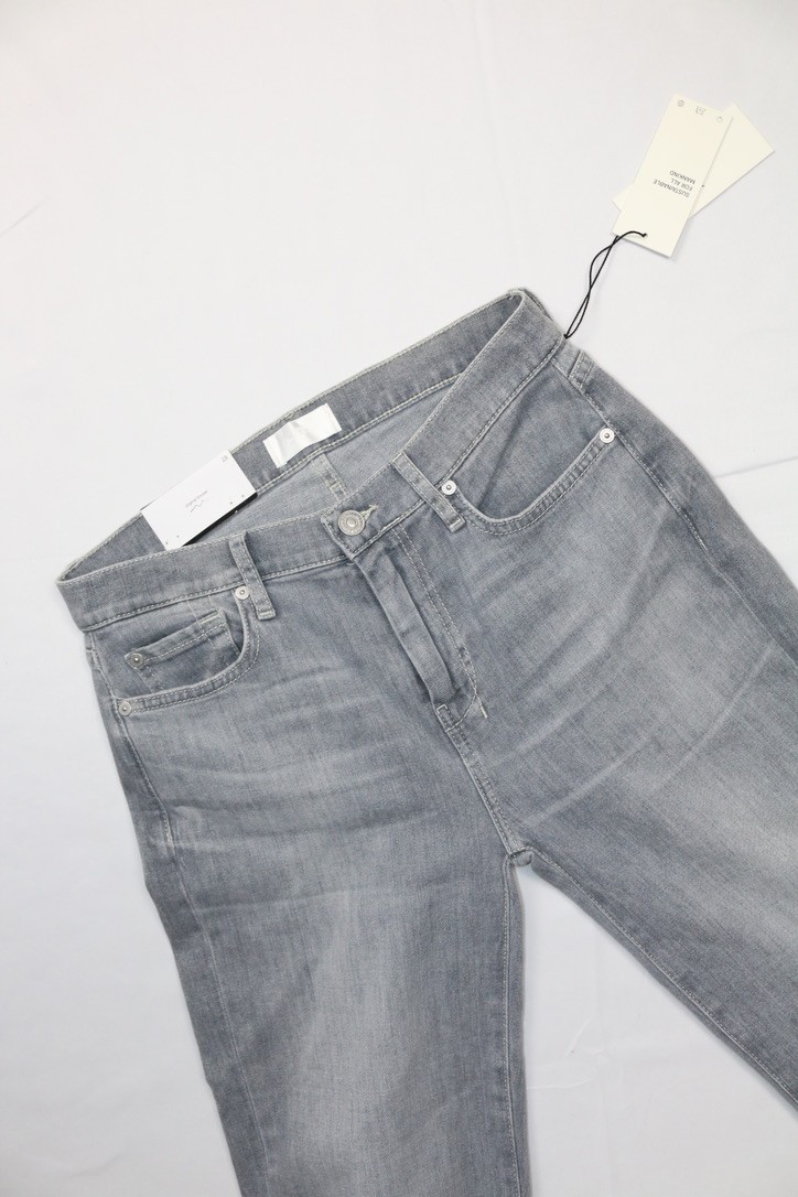 7 For All Mankind Women’s Dojo Original Light Wash Flared Distressed Jeans