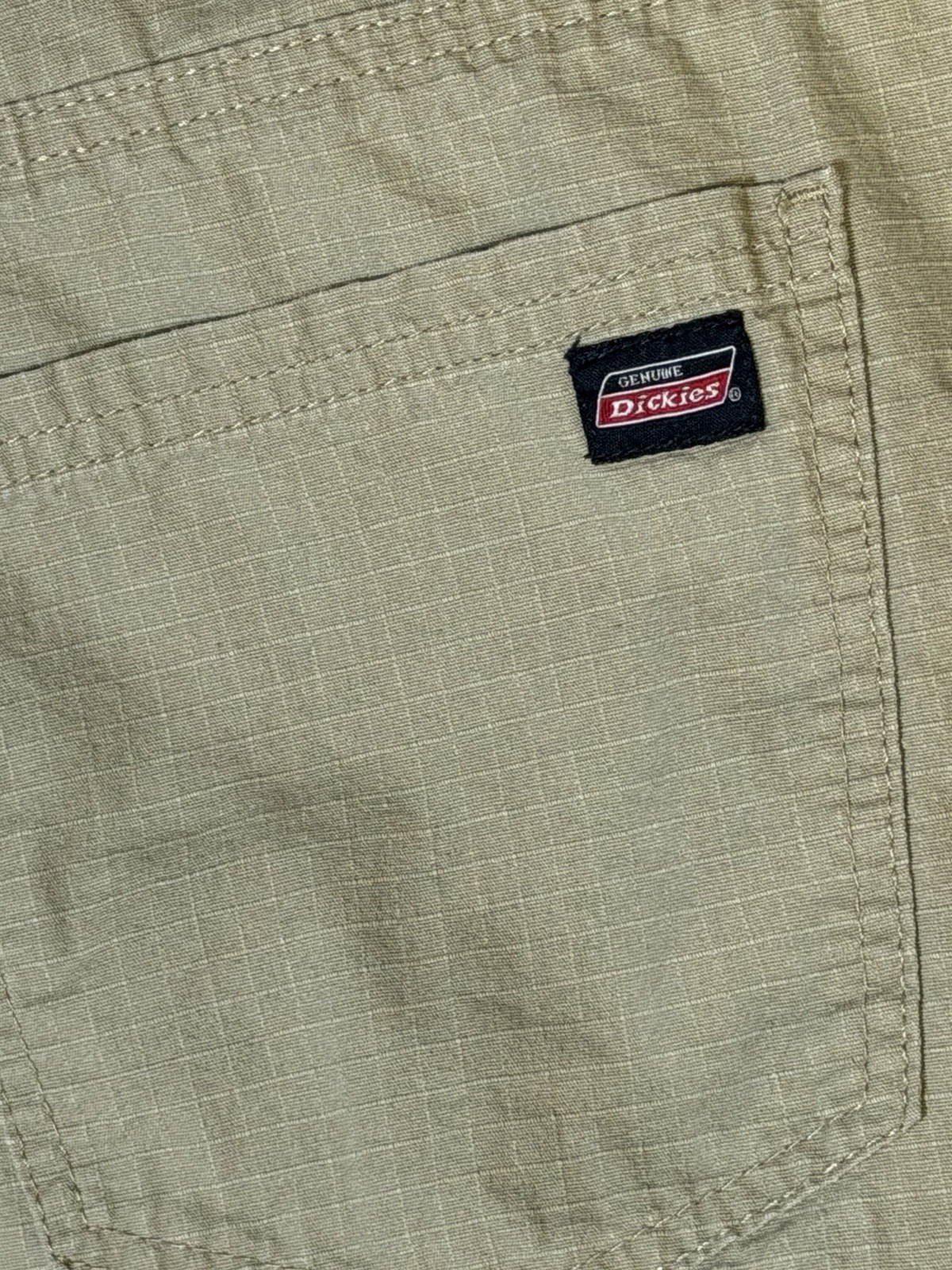 Dickies Men’s Beige Canvas Work Pants 34×30 100% Cotton Construction GP950DS