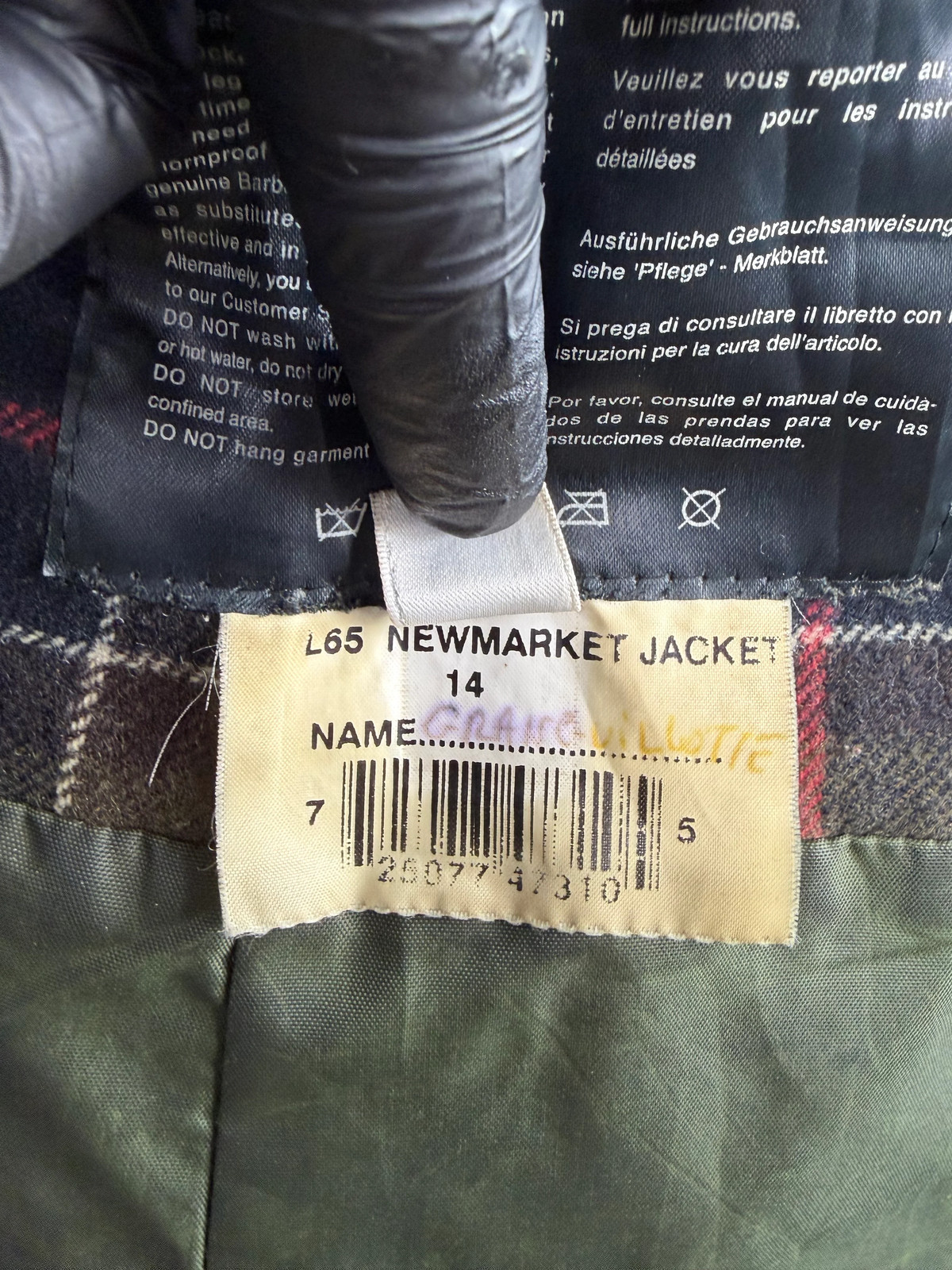 Barbour Newmarket Womens Brown Jacket UK14 Size 44 Lady Wax Brown Newmarket j…