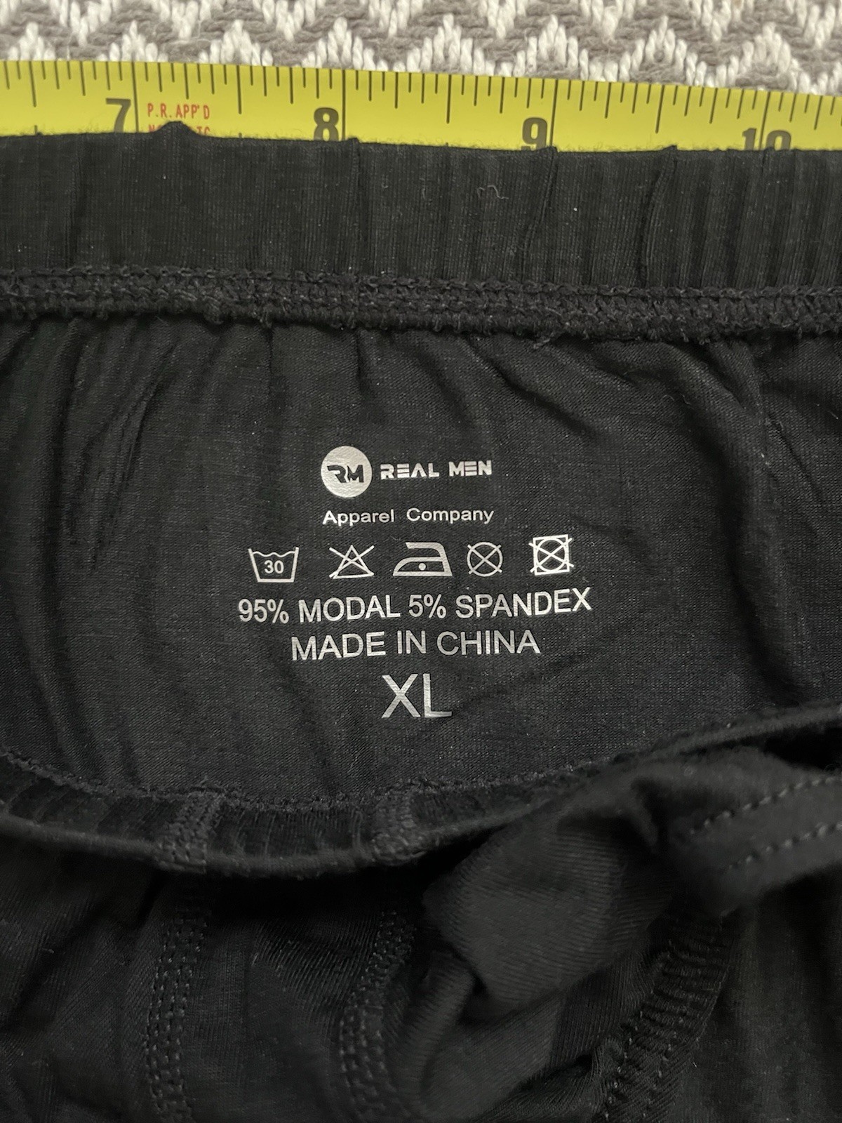 Real Men Model Black Briefs Size X-Large Extremely-soft NWOT