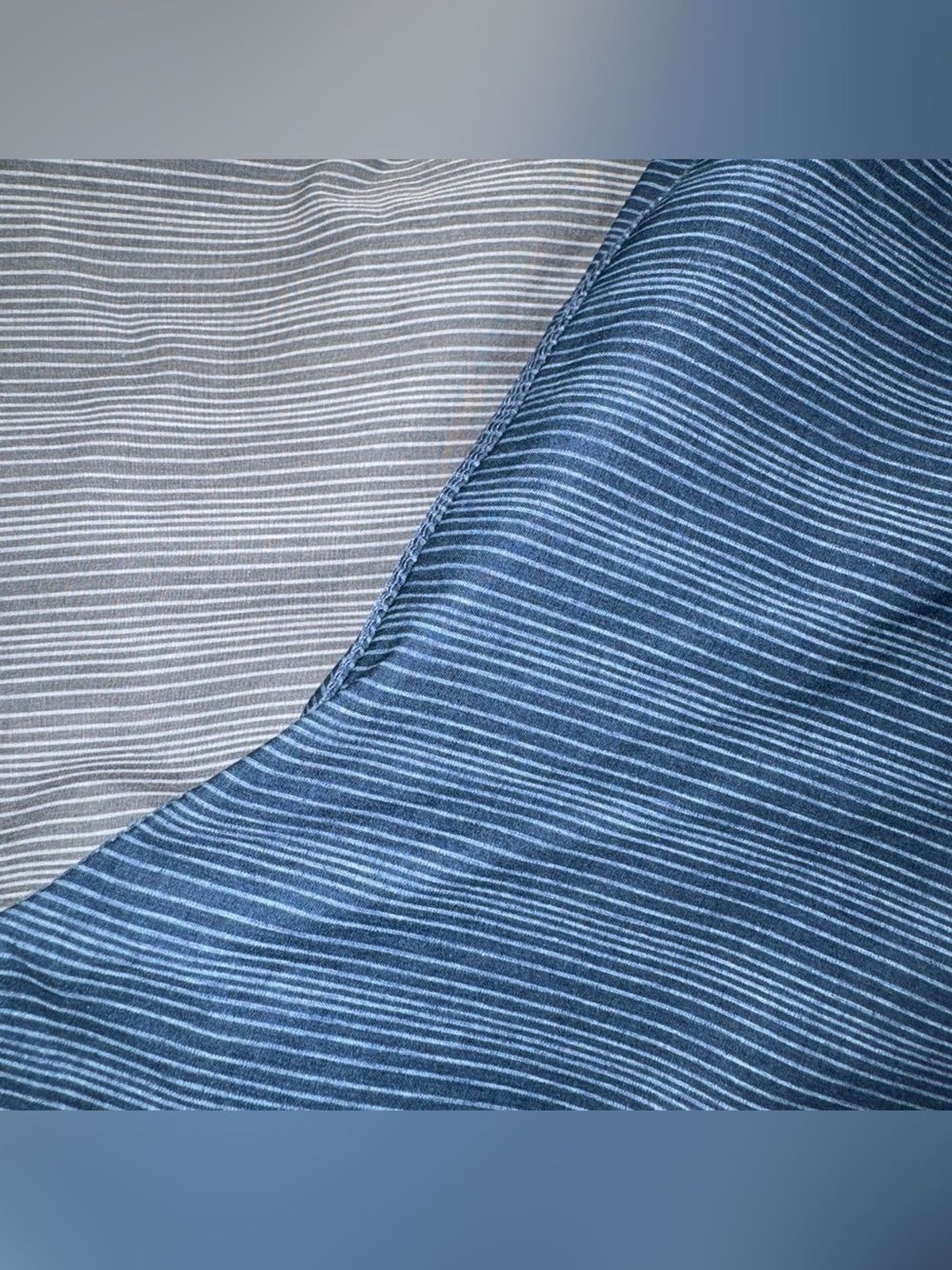 Hang Ten Men’s Striped Chinos – Blue and Gray