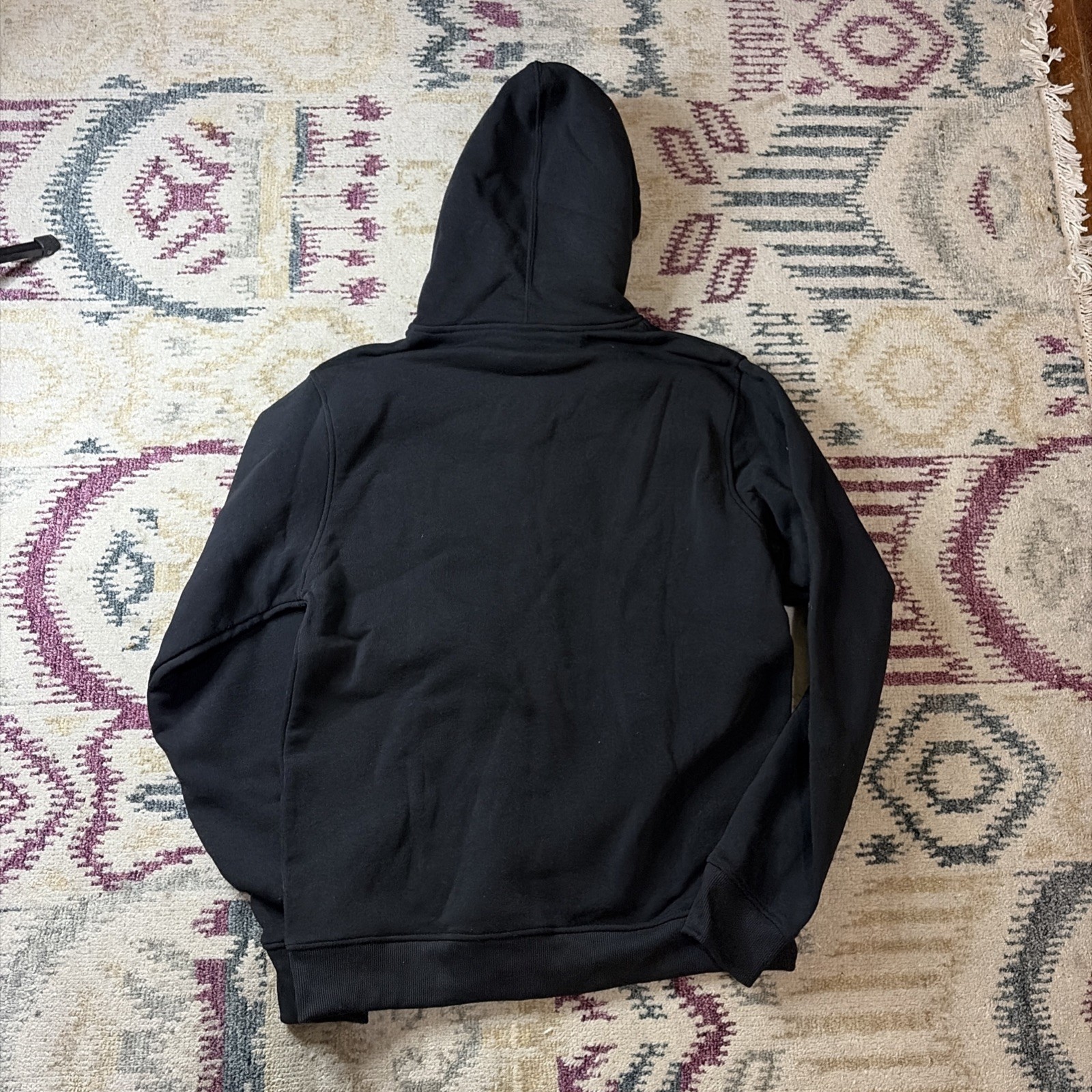 Vintage Y2K Southpole Hoodie Full Zip Black Big Logo Spell Out Grunge Skate L