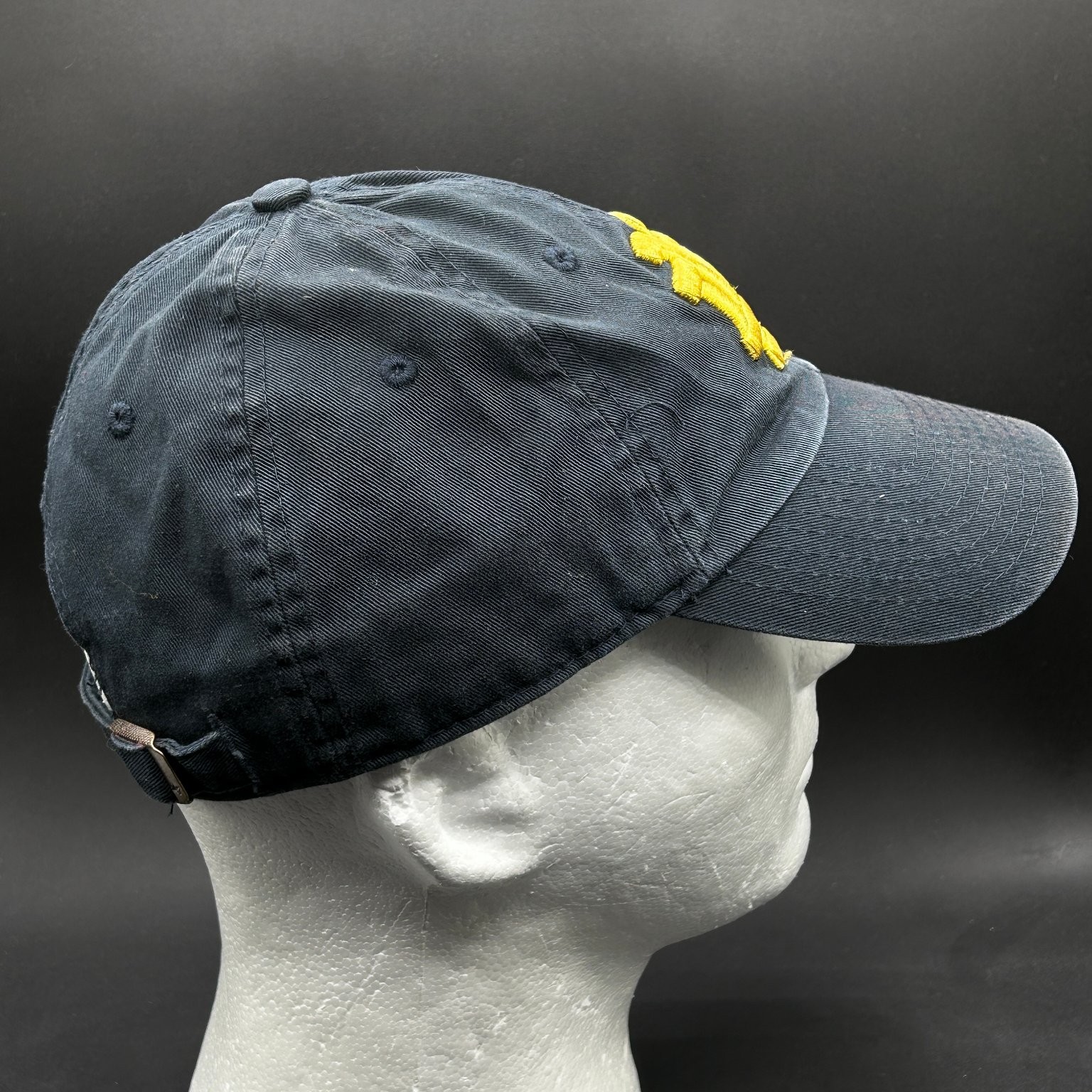 Notre Dame Hat 47 Brand Clean Up Men’s OSFA Navy Yellow Logo
