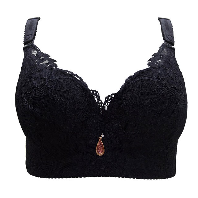 Bracelets For Women Push Up Bra Embroidery Underwear Full Coverage Plus Size CDE