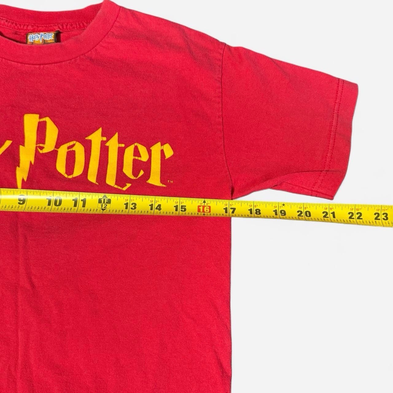 Vintage Harry Potter Youth S Red Graphic Tee 100% Cotton Crew Neck Merch