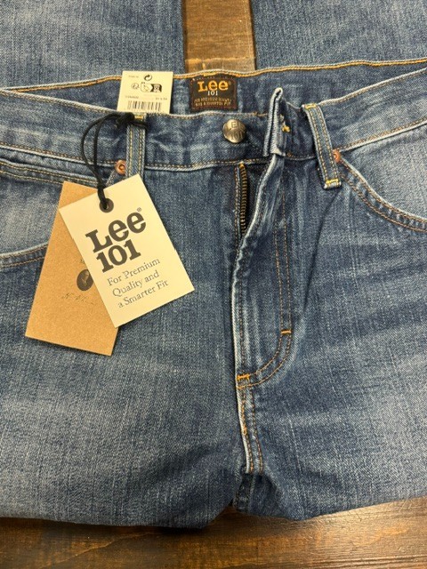LEE 101Z RIDER Relaxed Straight Fit Japanese Denim 31×34 in Roberto Blue – NWT
