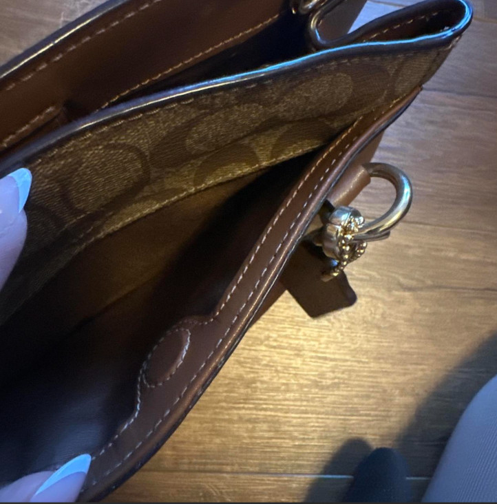 Coach bag with purse