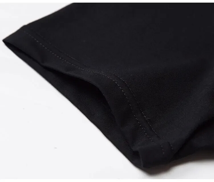 Fashion Trend Ball Cap Rhinestones Long Sleeve Luxury Men V-Neck T-Shirt