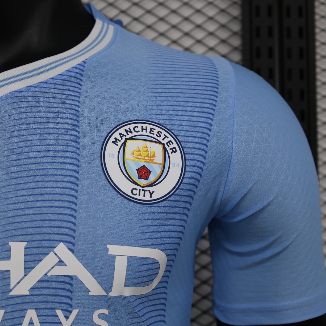 2023/24 Manchester City Home, Player’s Version, Size Large (Slim Fit)