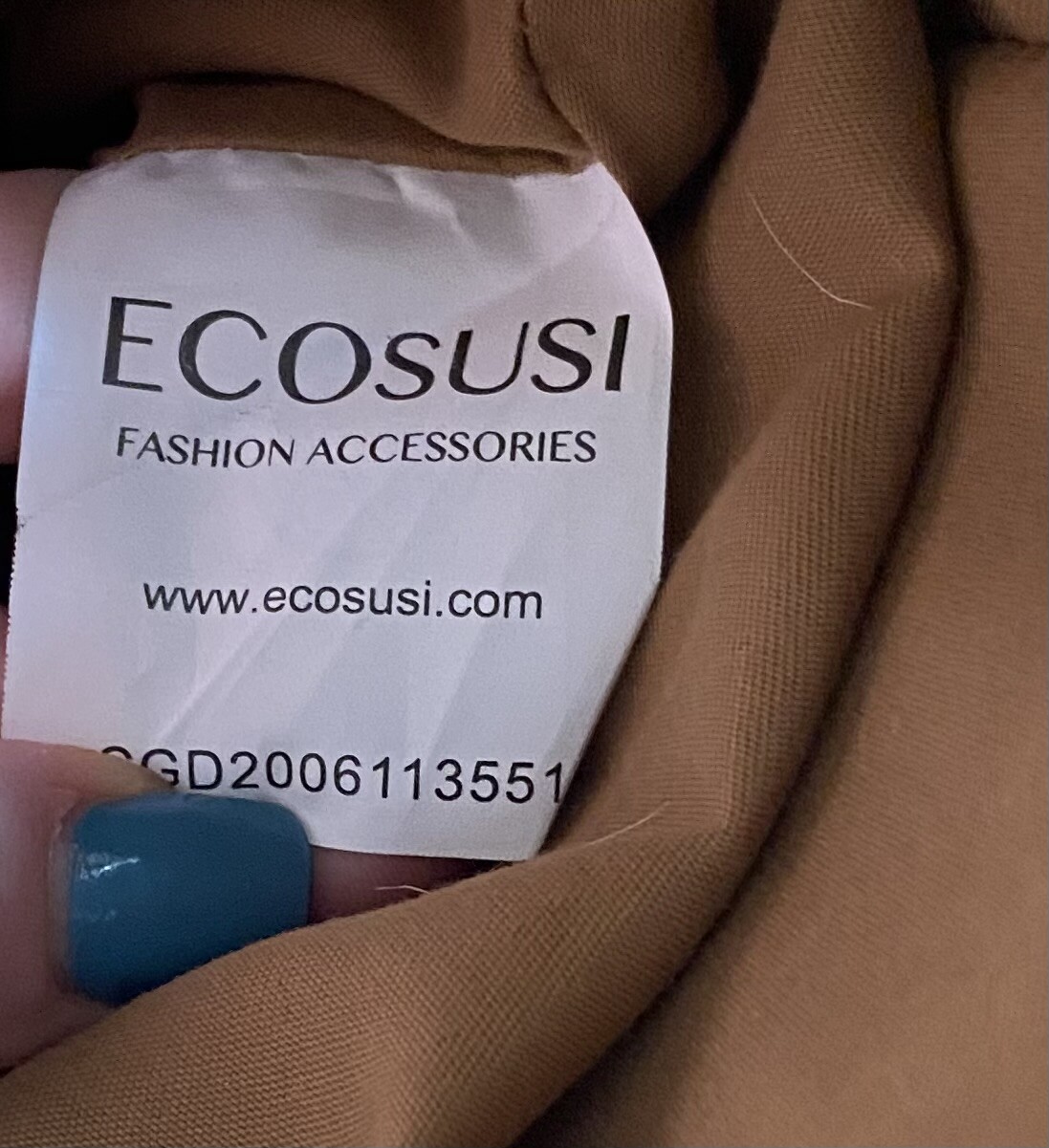 Ecosusi Brown Faux Leather Laptop Tote Bag Briefcase Purse Shoulder Bag Tassel
