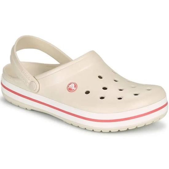 Crocs Unisex Crocband Clog Beige Casual Slip On Comfort Sandals Crocs Crocband
