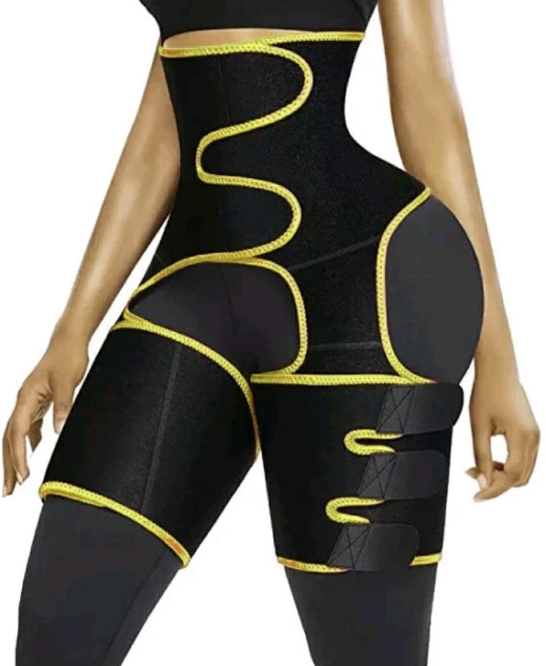 3 in1 Thigh Trimmer High Waist Trainer Body Shaper Butt Lifter Fitness Shapewear