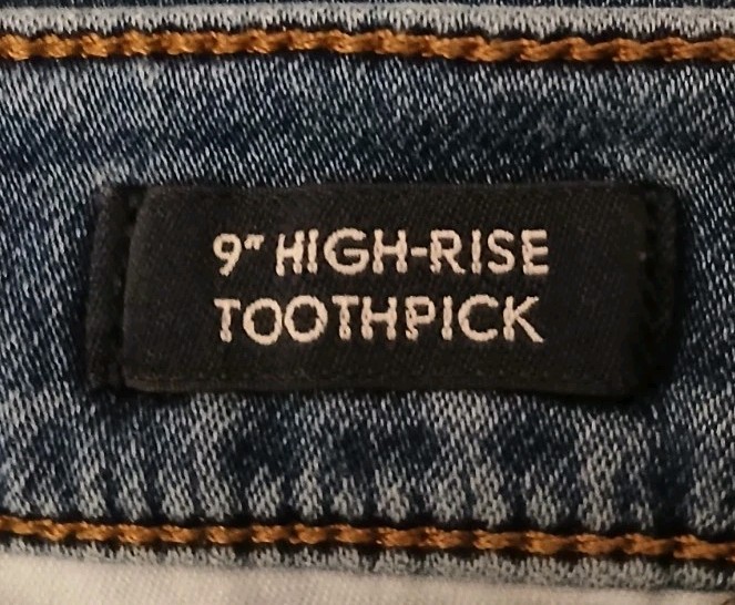 J Crew Jeans Size 32 14 Toothpick High Rise Skinny Ankle Blue Denim Stretch