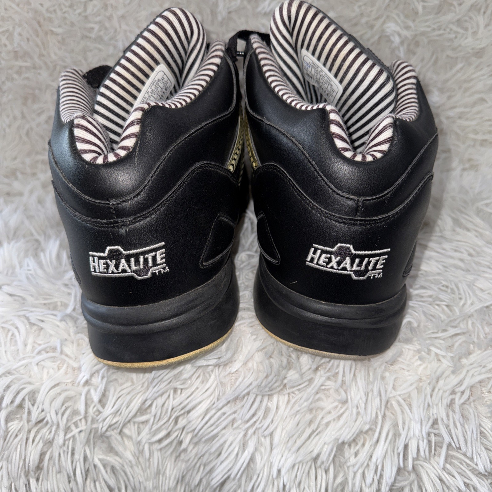 Reebok Men’s Pump Omni Zone II Basketball Shoes, Size 13 Black High-tops