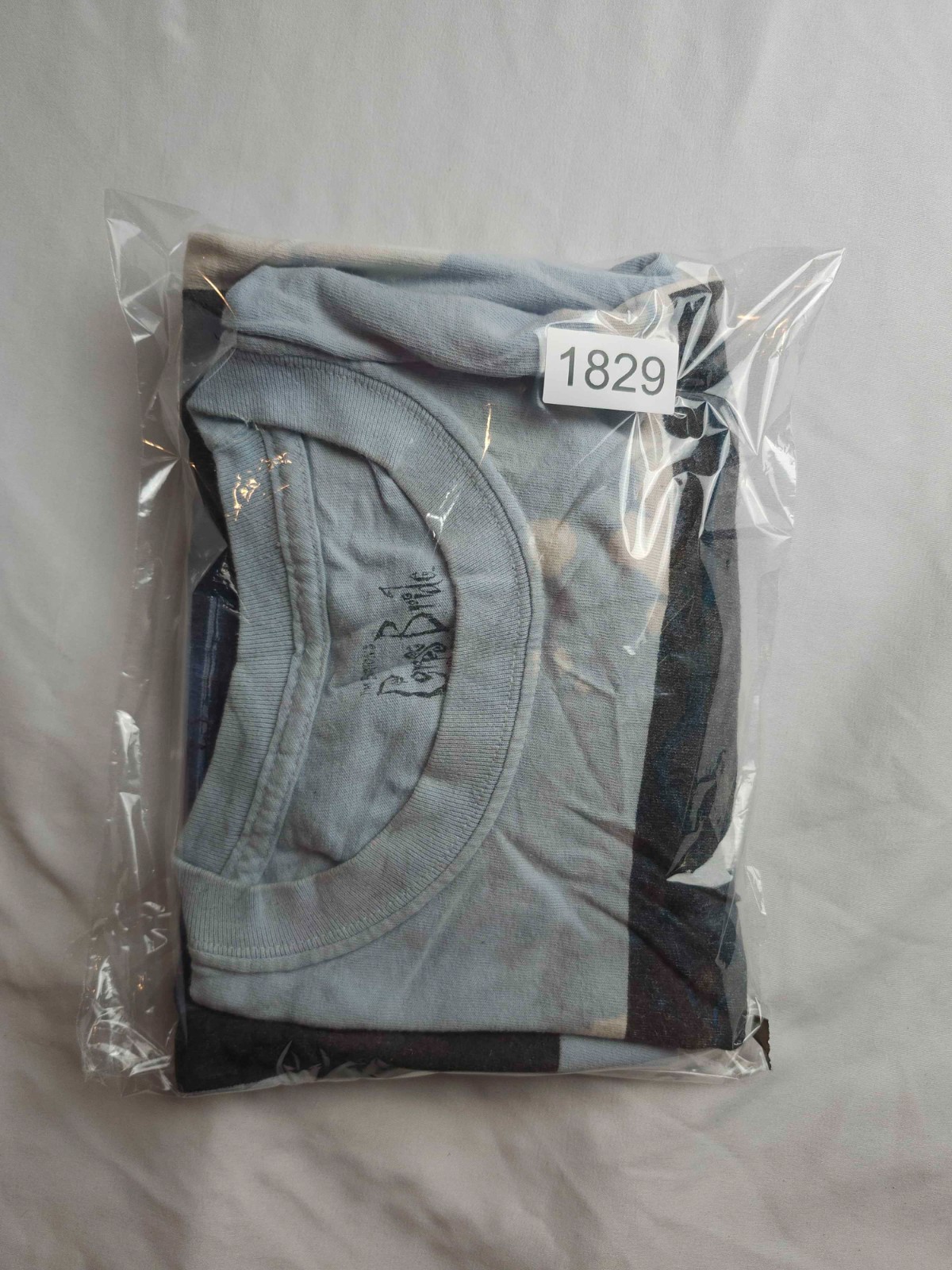 Jack Burton’s The Corpse Bride T-Shirt Mens Size XL Blue Bleach Dye Victor Emily