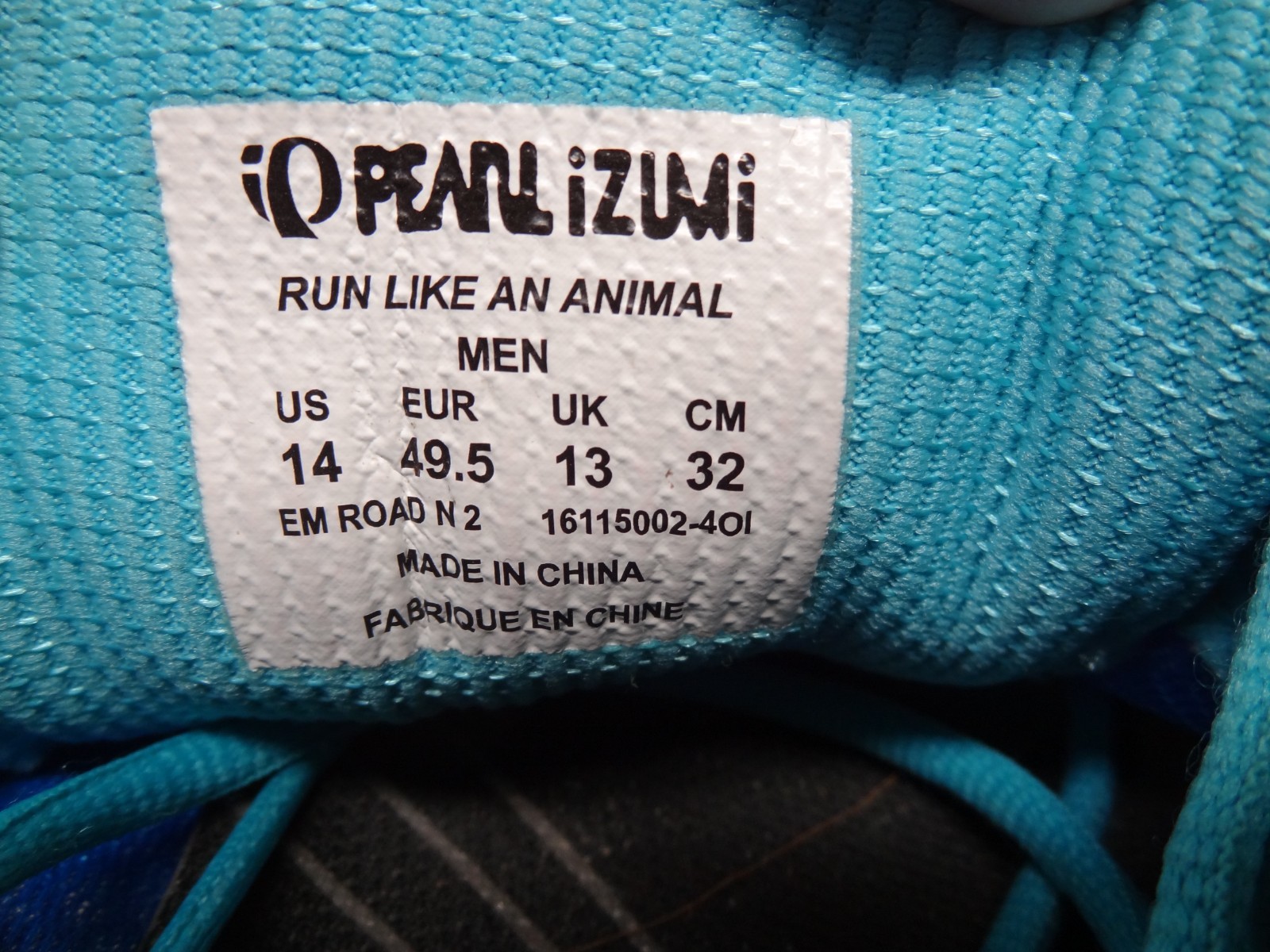 Pearl Izumi Men 14 49.5 E:motion Road N2 Blue Running Sneaker EUC 16115002-4OI