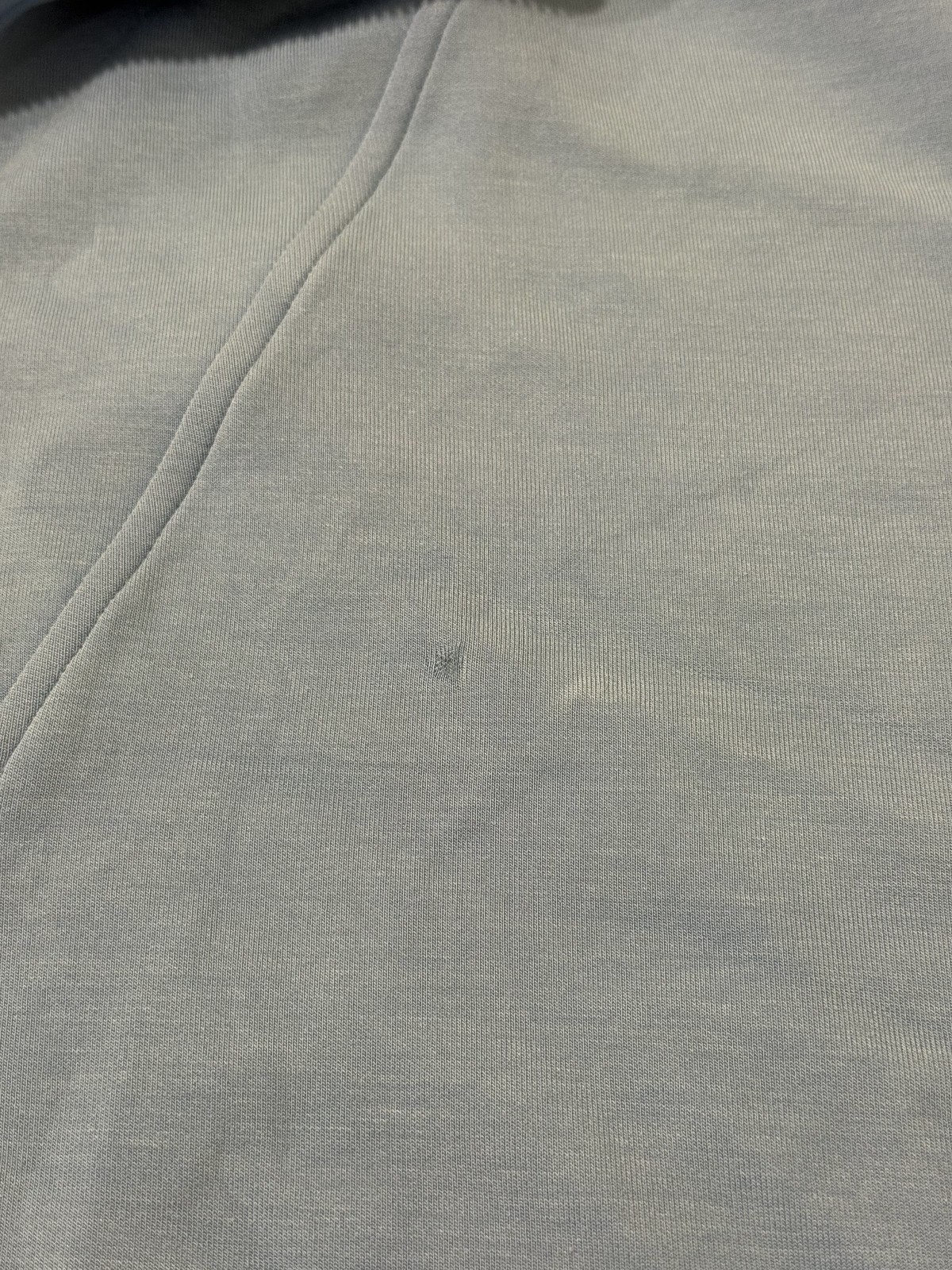Varley Womens Hawley Half Zip Sweatshirt Double Soft Blue Size L New w/ Defects