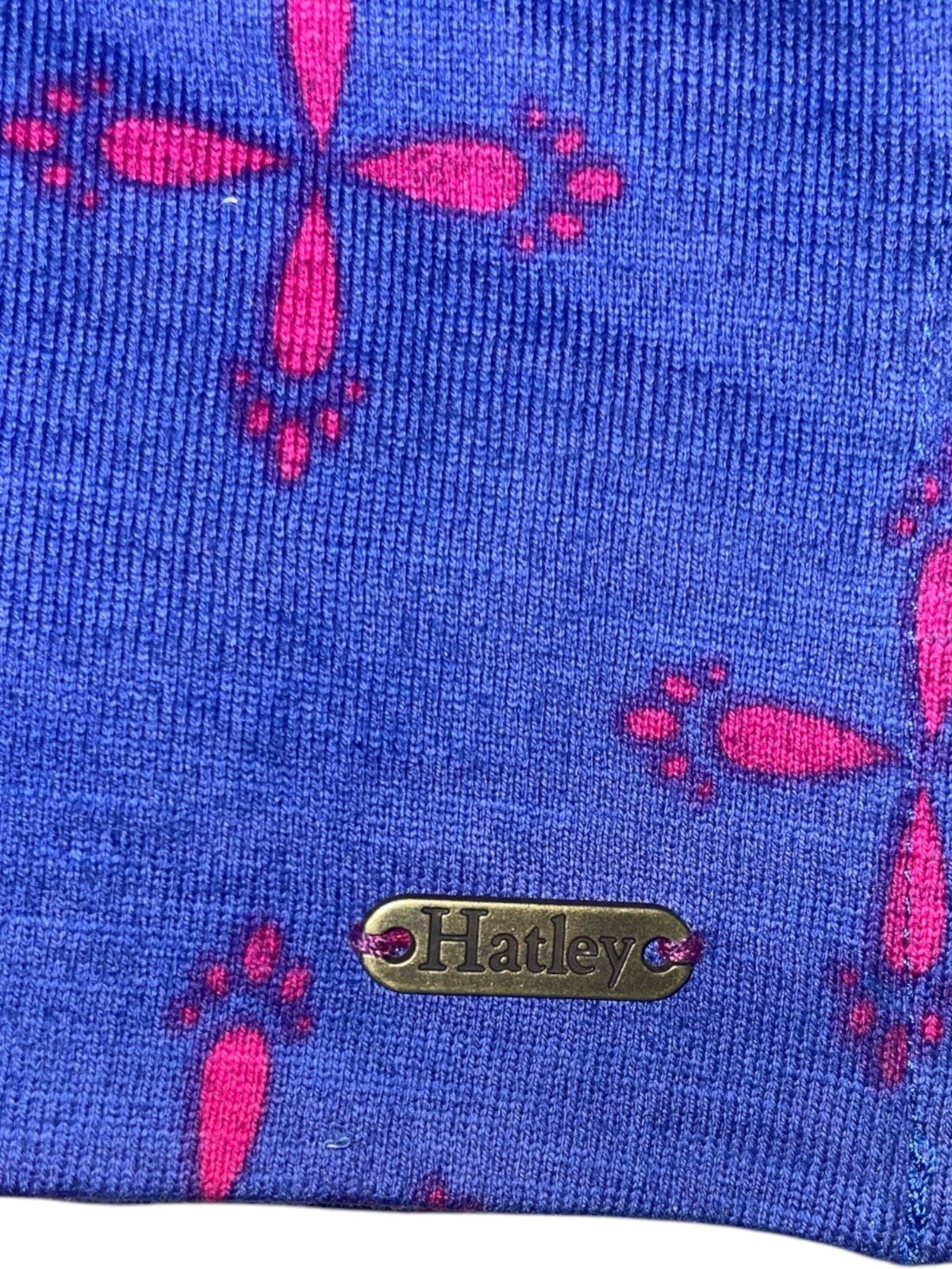 NWT Hatley Womens Lucy Dress Indigo Compass Roses Pattern S/P Cotton