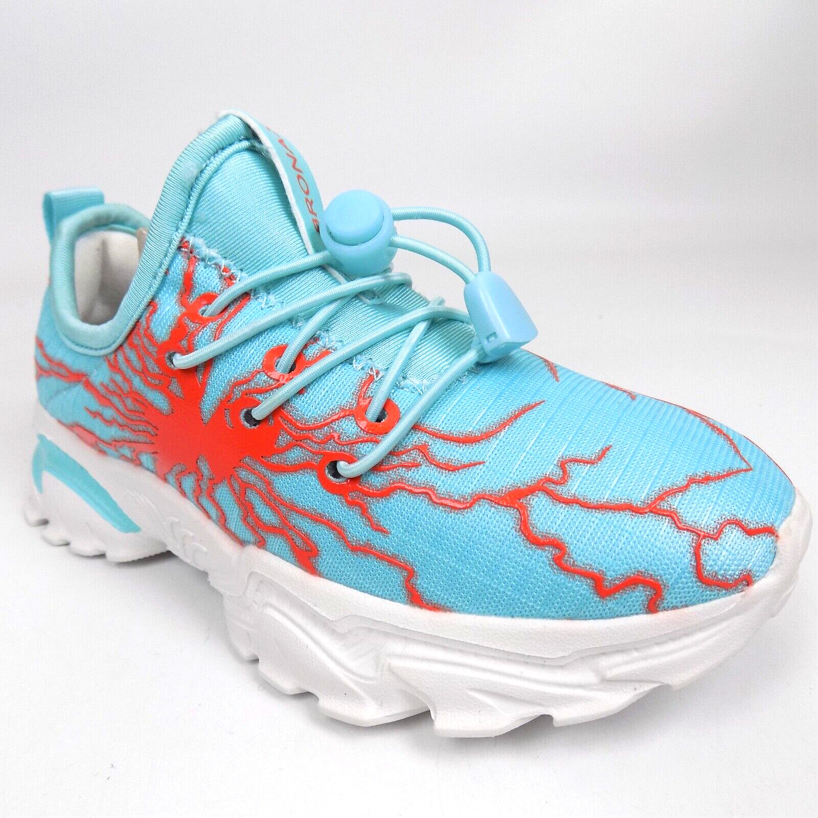 NEW! BRONAX Little Boys Lightweight Graffiti Personality Sneakers Size 11.5 K