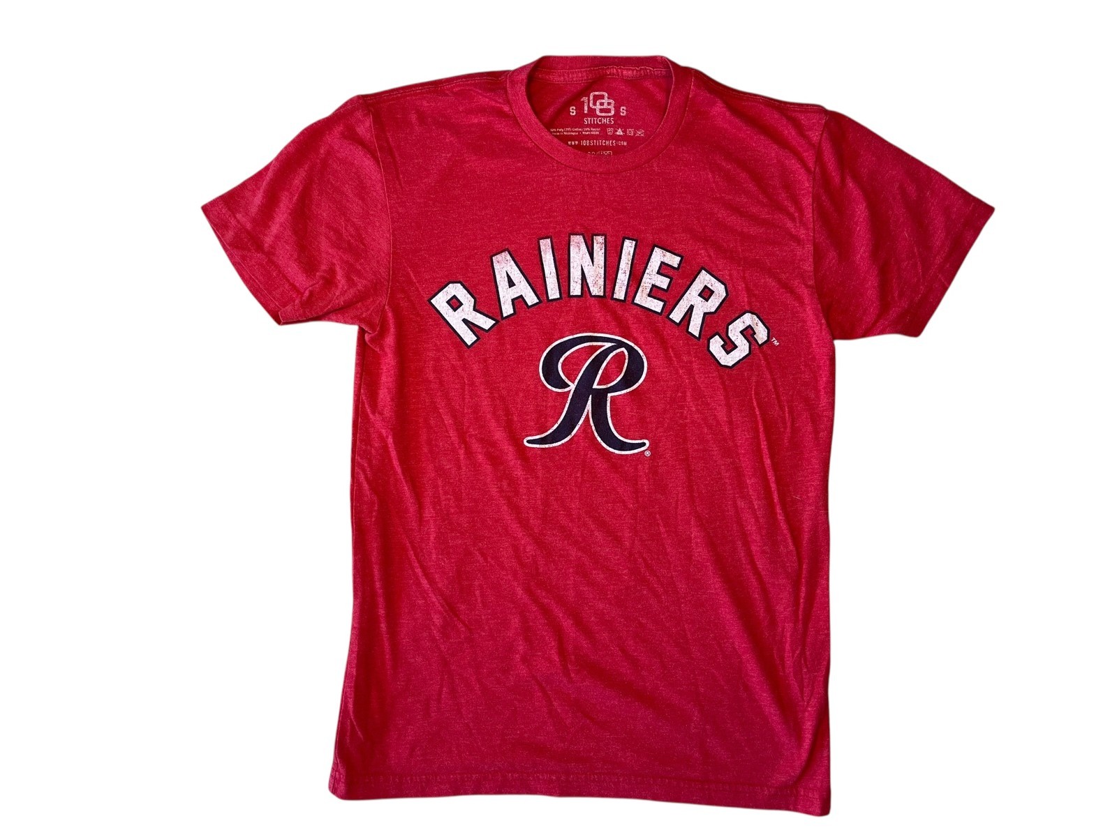 TACOMA RAINIERS Red MiLB BASEBALL T-SHIRT Seattle Mariners Beer Gym Fan Men’s S