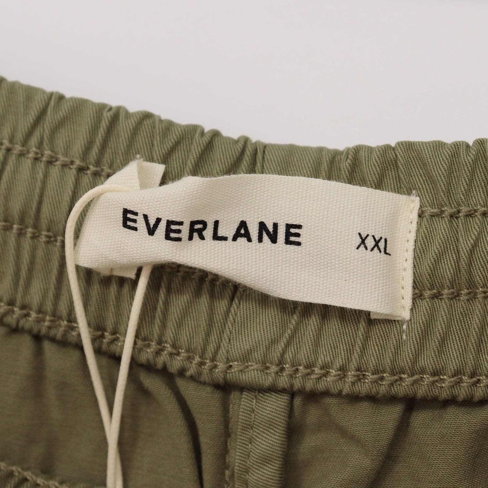 Everlane Women’s XXL The Easy Patch Pocket Pant Oil Green Wide Leg Cropped NWT