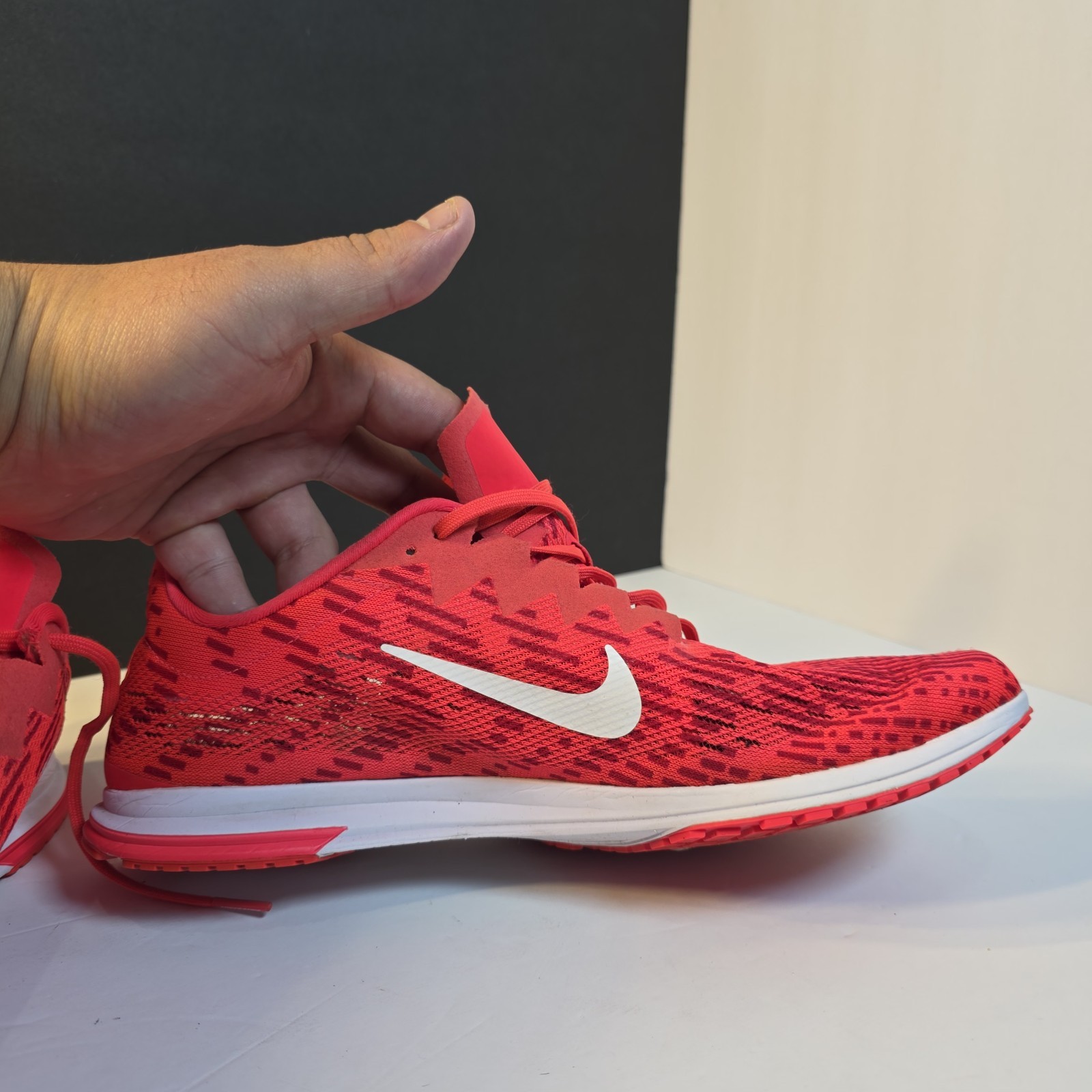 Nike Air Zoom Streak LT 4 Crimson Racing Running Shoes 924514-601 Men’s Size 12