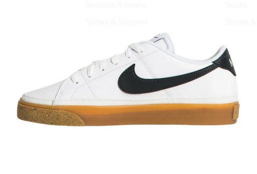 Nike Women Court Legacy White Black Desert Ochre DH3161 100 NEW