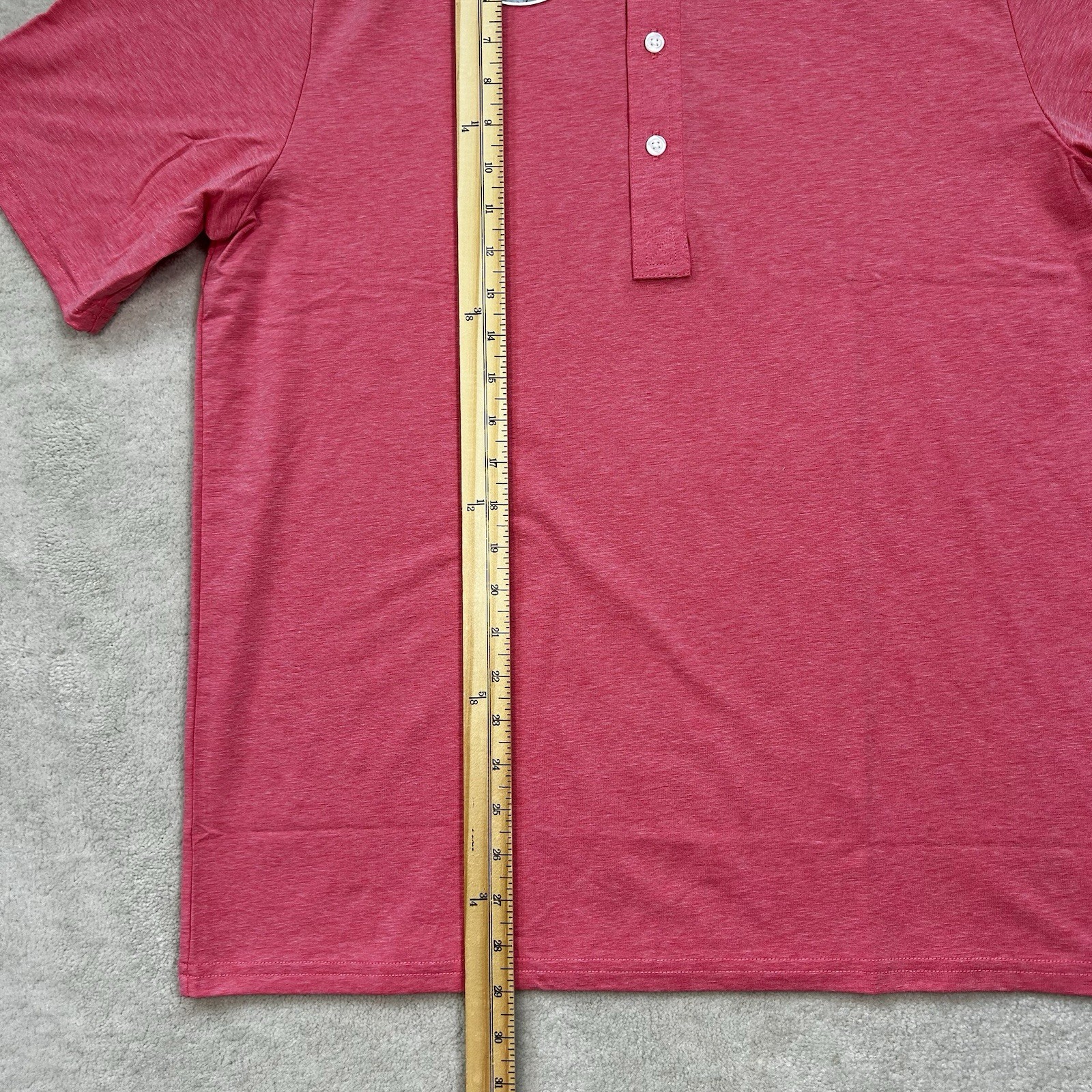 Criquet Players Polo Shirt Men’s Large Golf Performance Stretch Shortsleeve
