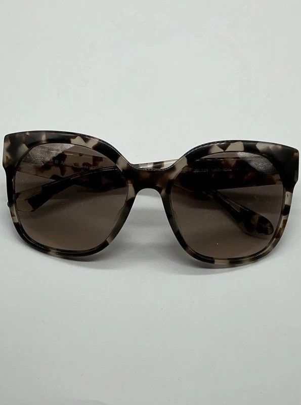 Prada SPR 10R‑F Marble Brown Tortoise Sunglasses 57‑19-140 with Case & Box