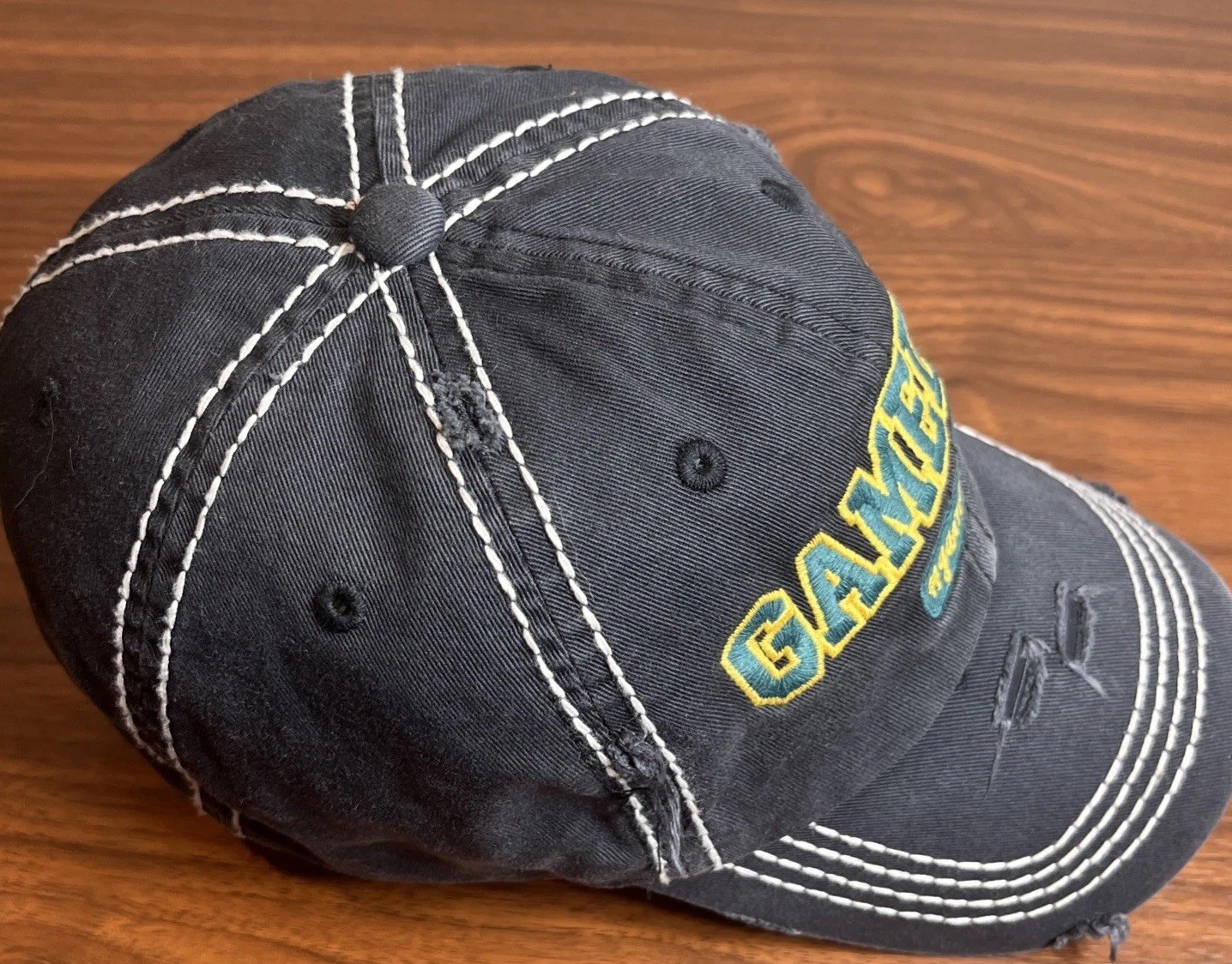 Kbethos “Gameday” Hat Distressed Worn Look Embroidered Baseball Cap Adult Strap
