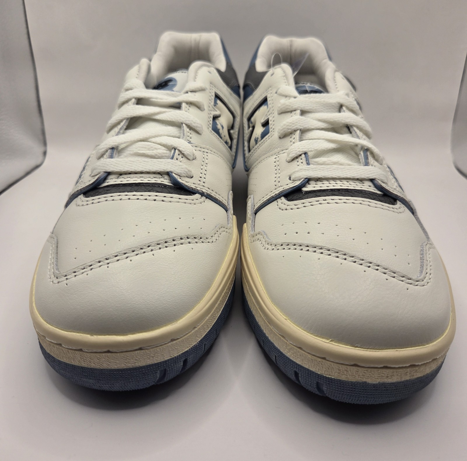 New Balance White Blue Grey BB550VTE Men Size 9 10.5 11.5 NEW