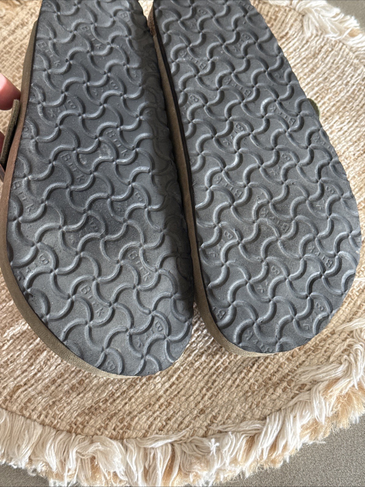 Birkenstock Boston Soft Footbed Suede Clogs Green EU 39 US W8/M6