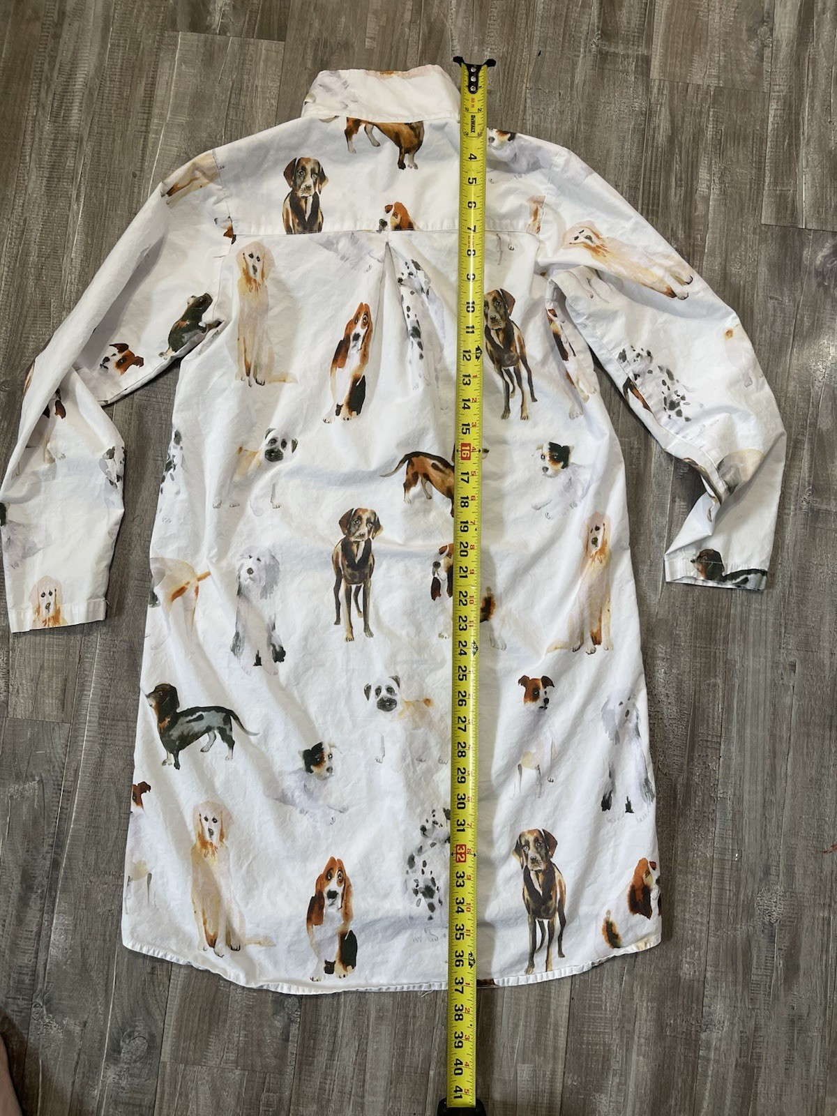 Annie Selke Pine Cone Hill “Pup” nightgown, part of the “Woof” pajama collection