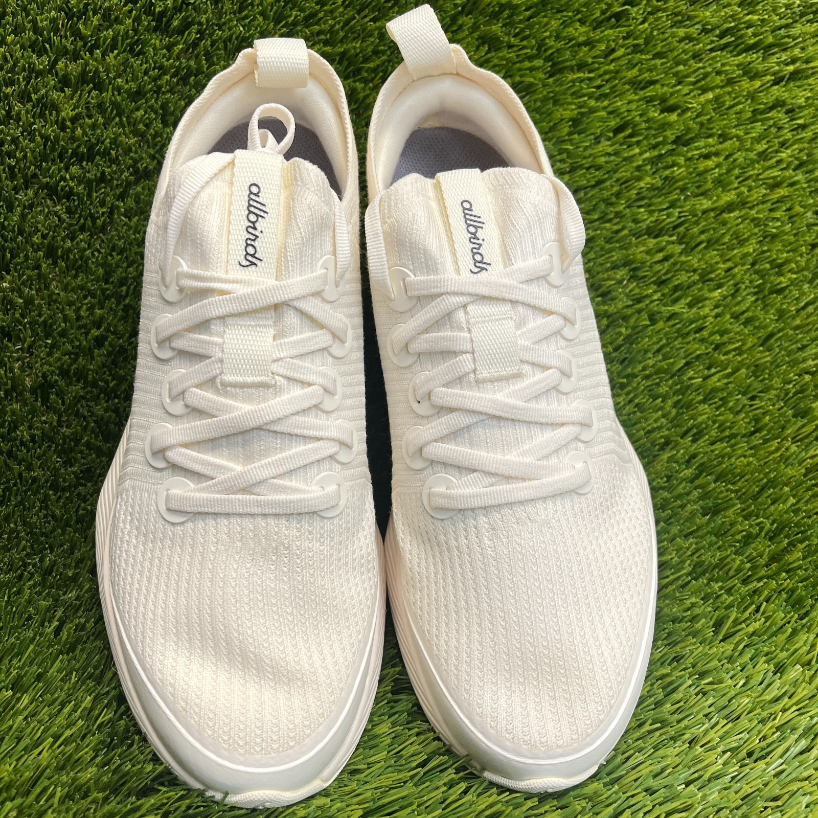 Allbirds Tree Glider Mens Size 8.5 Ivory Athletic Running Knit Shoes Sneakers