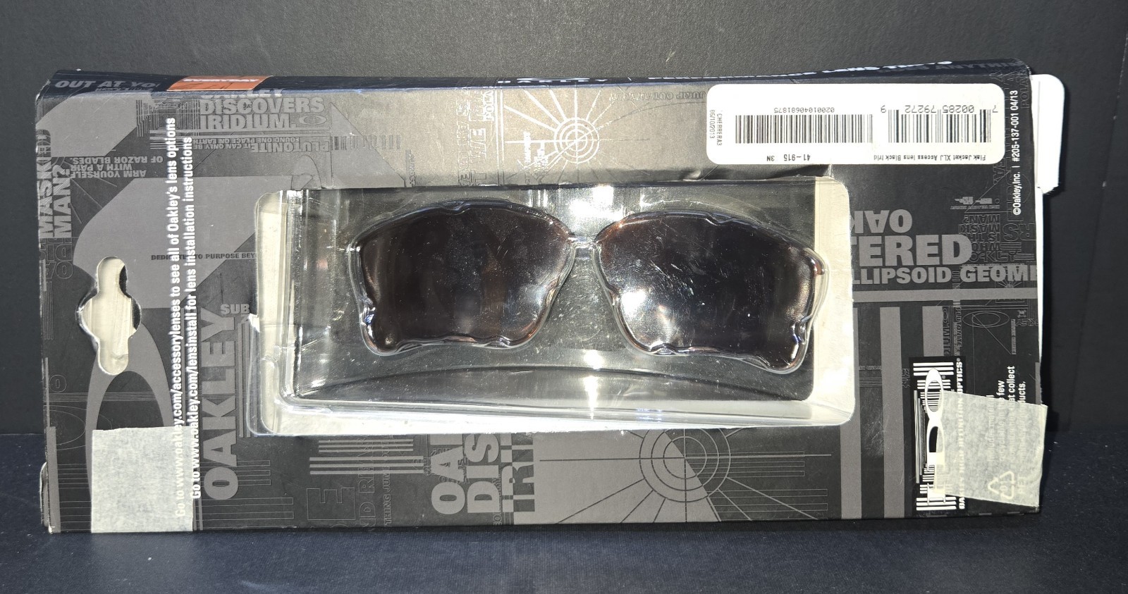 Oakley Everyday Flak Jacket XLJ Preform Lens Tints New In Box NIB BLACK IRIDIUM