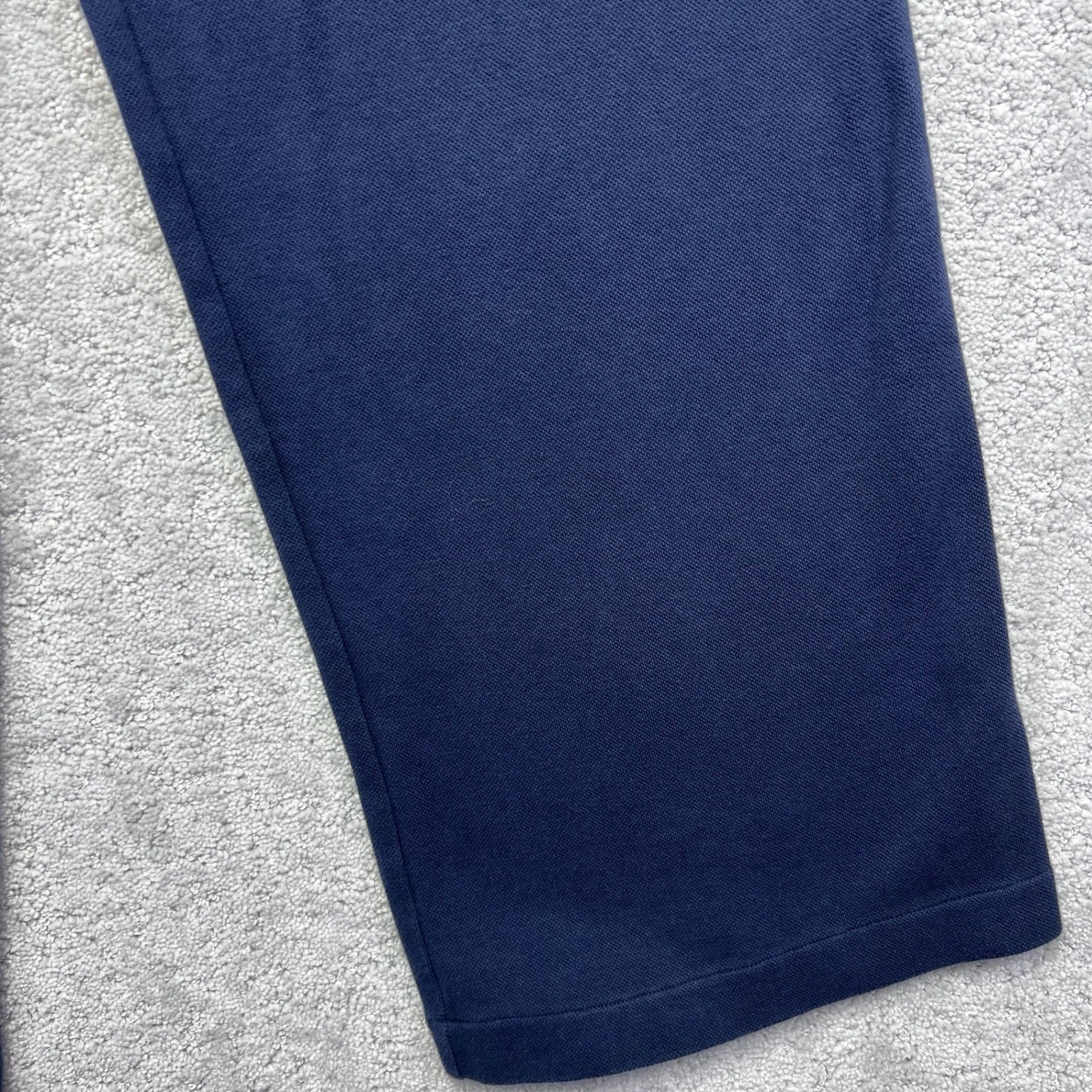 Caslon Lounge Pants Womens Small Navy Blue Wide Leg Stretch Pull On Drawstring