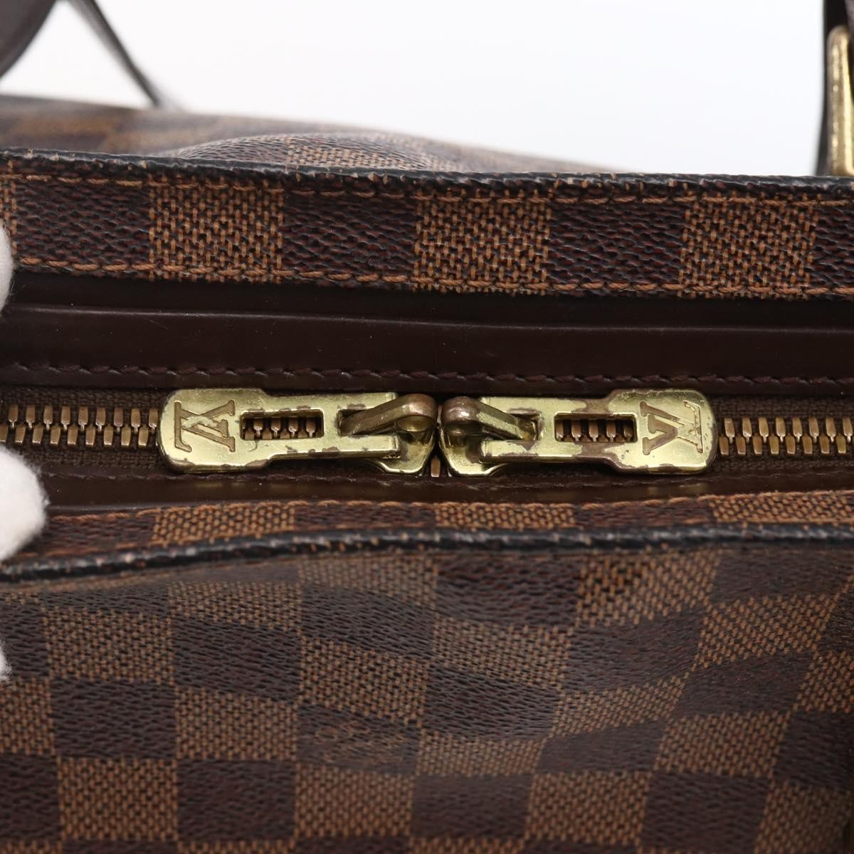 LOUIS VUITTON Damier Ebene Chelsea Tote Bag N51119 LV Auth ka2815