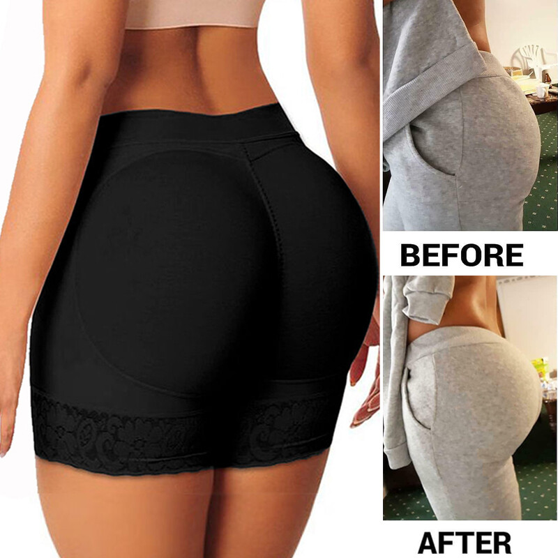 BUTT LIFTER HIP ENHANCER SHAPER GIRDLE GIRLSHORT UNDERWEAR PANTIES WITH PADDED