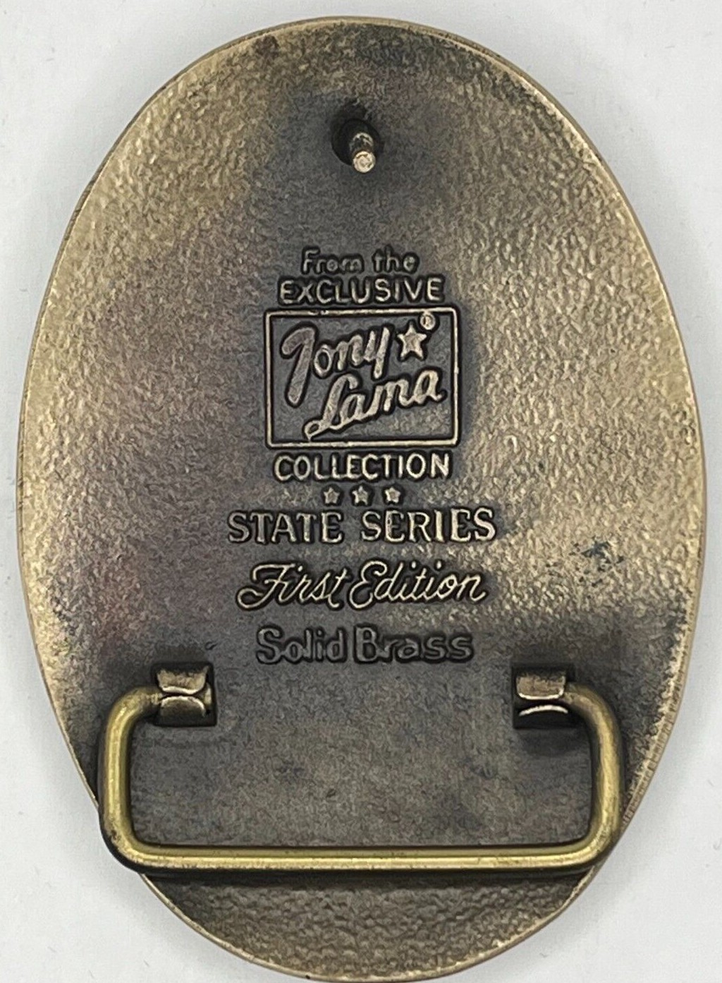 TONY LAMA ~FIRST EDITION State Series BRASS BUCKLES (PICK YOUR STATE!) LOOK!