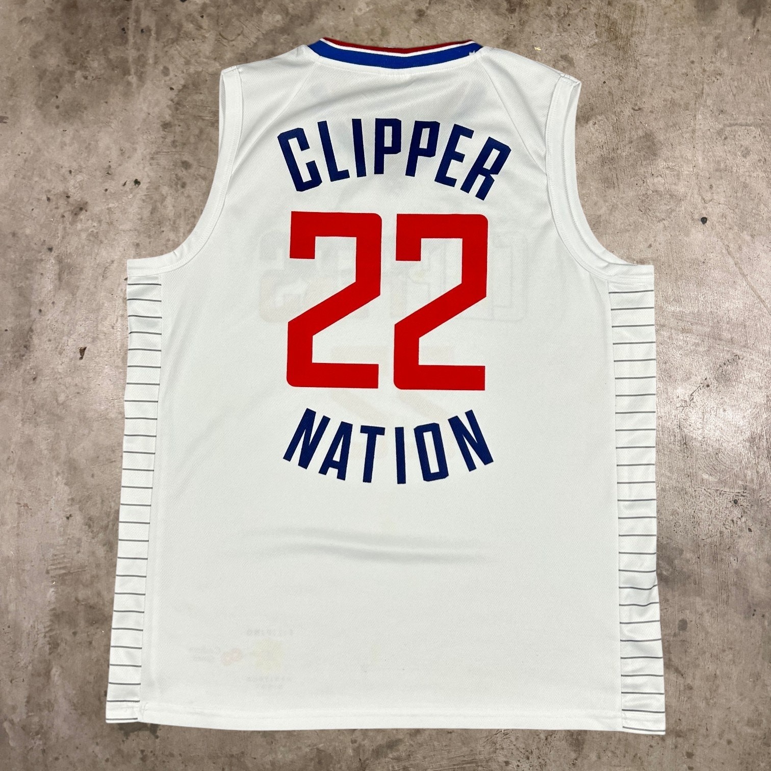 Los Angeles Clippers Jersey #22 Filipino Heritage Tank Top White Mens Size XL